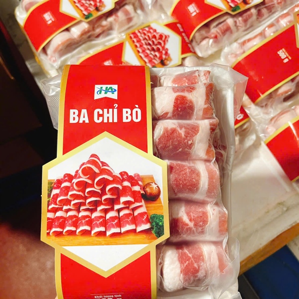 Ba Chỉ Bò Cuộn Loại 2 HUẤN ANH 500G (T)