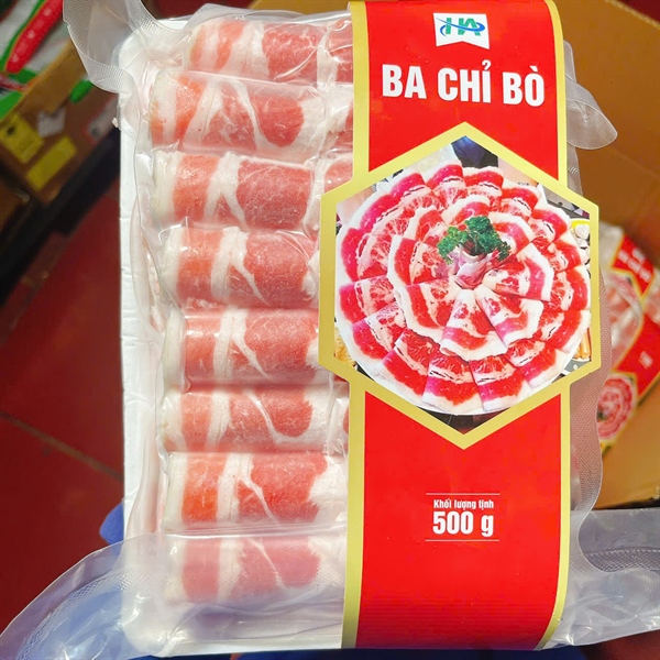 Ba Chỉ Bò Cuộn Loại 1 HUẤN ANH 500gr (T)