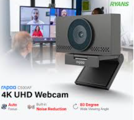 Webcam Rapoo C500AF Black 4K