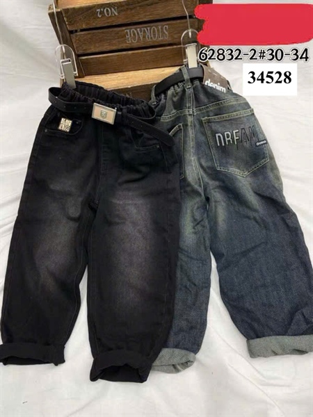 34528- Quần Jean xanh đậm Denim