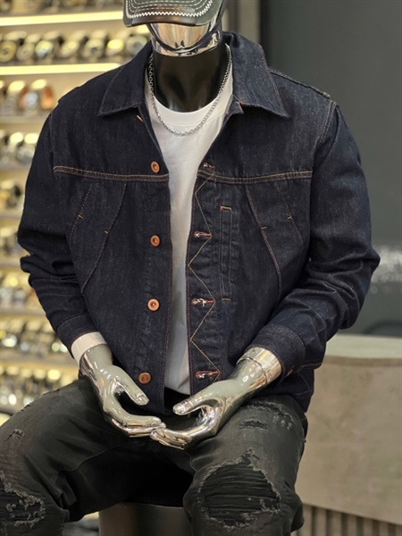 Khoác Jean QCSC-096 Xanh Raw ZIc zac