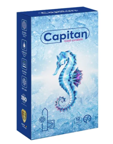 Bao cao su CAPITAN Gai + Bạc Hà (Dotted Condom+Cool Condom) + (Hộp 12 cái) - Gia Nguyễn 2