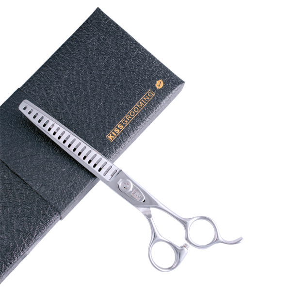 Kéo tỉa răng thưa 7" tay phải, Hiệu Kiss Grooming, Model: KS-34470