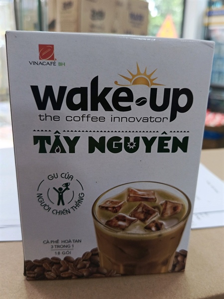 Cà phê hòa tan Wake up Tây Nguyên 24hộp x 18stick x 16gr
