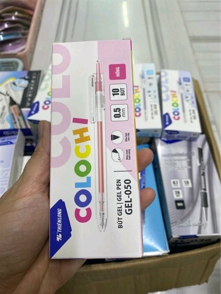 Tl.bút gel-050 hồng