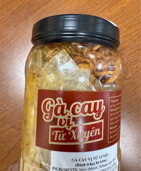 Bánh Tráng Gà Cay Vị Tứ Xuyên