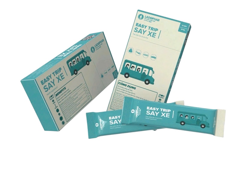 Easy trip Say Xe Ladophar (Kiện 40 Hộp x 10 gói)
