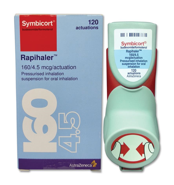 Symbicort Rapihaler 160/4.5 (Hộp 120 liều) - Sweden