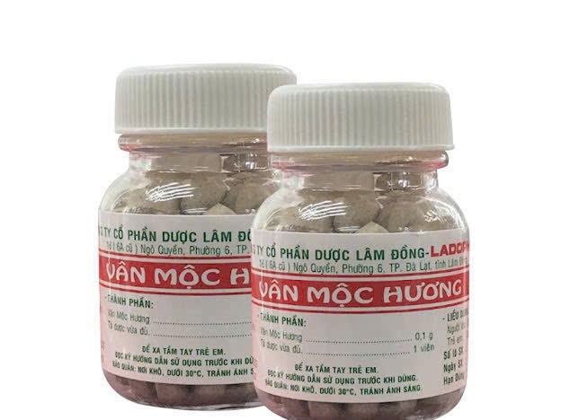 LADOCARE Vân Mộc Hương Hỗ trợ giảm đầy bụng, khó tiêu (Hộp 1 Lọ x 80 viên) - Lâm Đồng/Ladophar