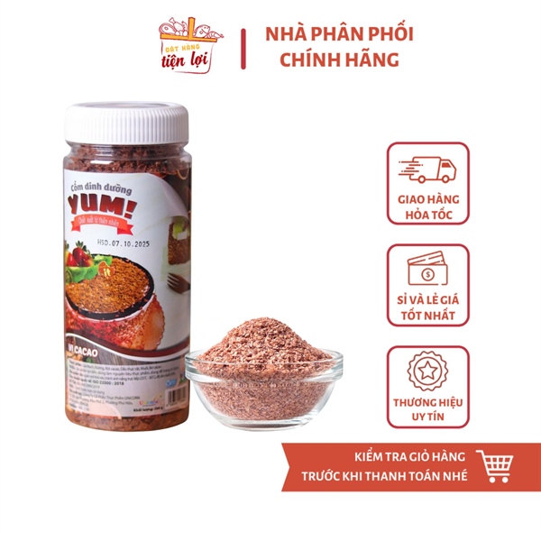 Bột Vảy Decor Bánh Yum Vị Chocolate 200gr