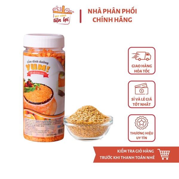 Bột Vảy Decor Bánh Yum Vị Cam 200gr