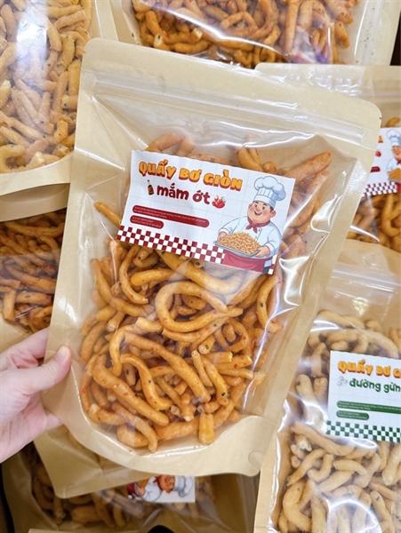 Quẩy bơ giòn - mắm ớt