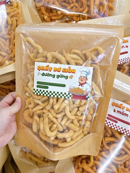 Quẩy bơ giòn - đường gừng