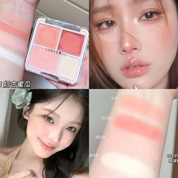 (VAT) Phấn má Judy Doll kèm bắt sáng #01