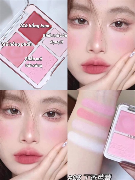 (VAT) Phấn má JudyDoll kèm bắt sáng #03