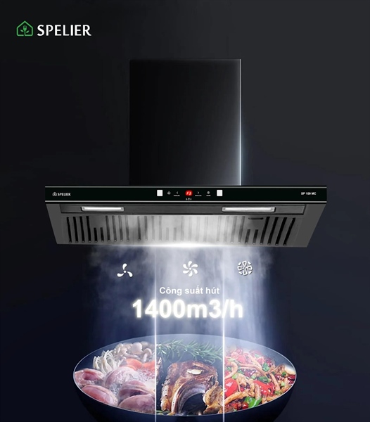 Hút mùi chữ T Spelier 109MC Pluss (SP 109 MC Pluss)