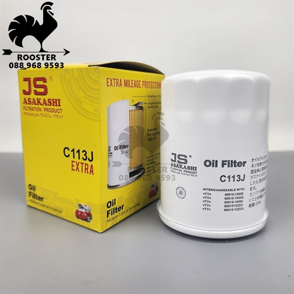 JS - Lọc nhớt động cơ (Gas, lọc sắt) - Camry, Zace, RAV4