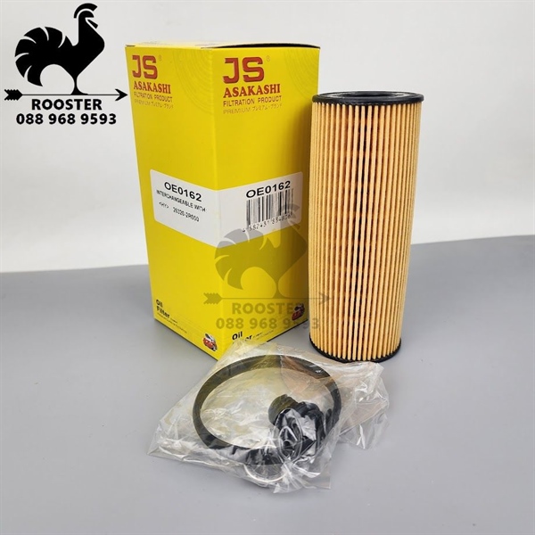 JS - Lọc nhớt động cơ (Diezel 2.2, 2.0 lọc giấy) - Santafe, Sorento, Carnival, Sportage
