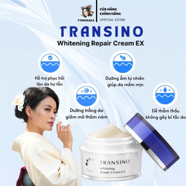 Kem dưỡng trắng da TRANSINO EX