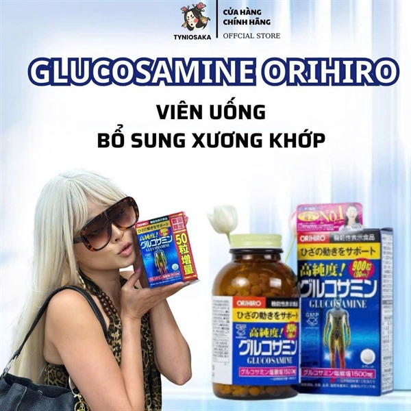 Viên uống bổ xương khớp Orihiro Glucosamine 900 Viên