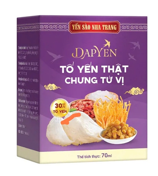 Tổ yến thật chưng tứ vị (Hộp 1 lọ 70ml) - Yến Sào Nha Trang/Đông Á