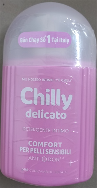 Dung dịch vệ sinh Chilly Delicato Detergente intimo Anti Odor (new) - Chai 200ml