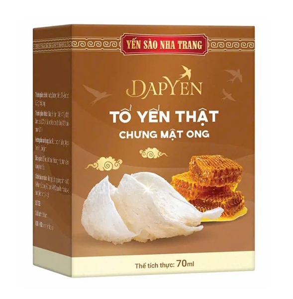 Tổ yến thật chưng mật ong (Hộp 1 lọ 70ml) - Yến Sào Nha Trang/Đông Á