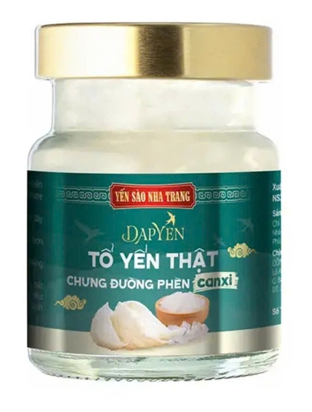 Tổ yến thật chưng đường phèn Canxi (Hộp 1 lọ 70ml) - Yến Sào Nha Trang/Đông Á 2