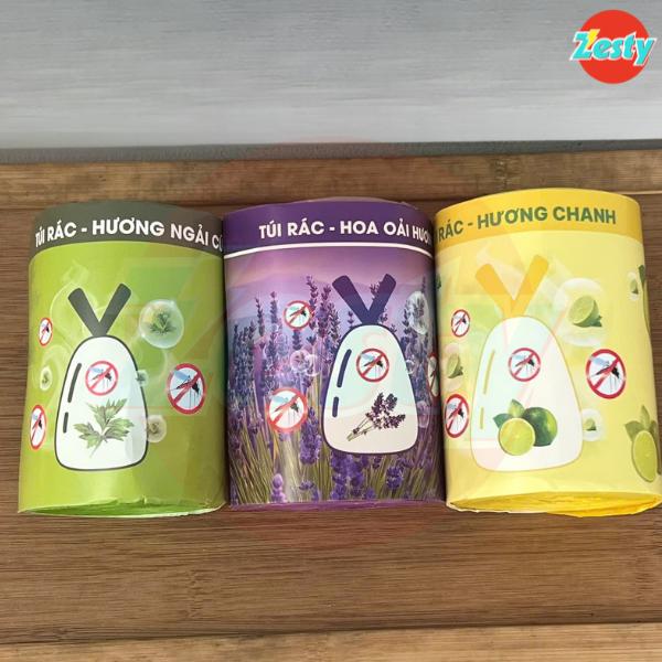 3 COMBO TÚI RÁC DÂY RÚT 3 HƯƠNG TỰ NHIÊN – HƯƠNG CHANH, OẢI HƯƠNG, NGẢI CỨU | KHỬ MÙI RÁC – XUA MUỖI KIẾN GIÁN HIỆU QUẢ