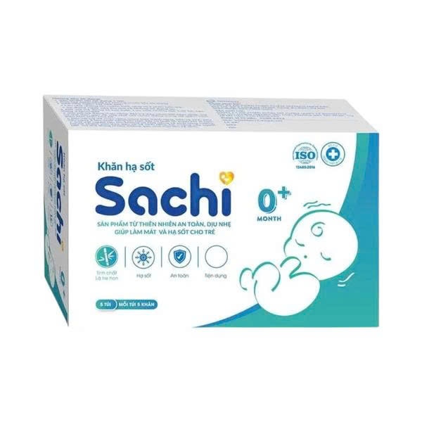 Khăn hạ sốt Sachi 0M+