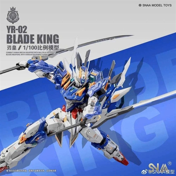 Mô Hình Lắp Ráp MG 1/100 YR-02 Blade King SNAA (Super Nova) ( Kèm quà tặng đợt 1)