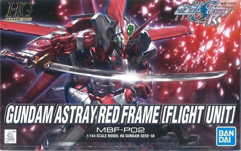 Mô hình lắp ráp HG 1/144 Seed Astray Red Frame Flight 58, Mô hình đồ chơi nhựa lắp ráp Megun