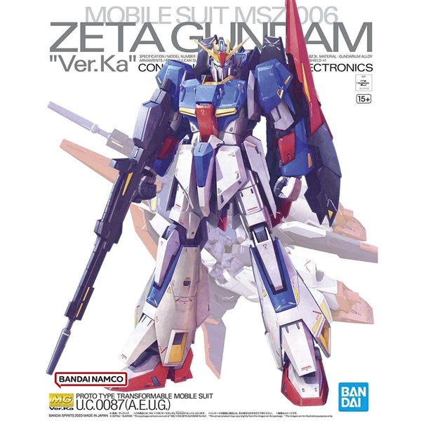 Mô Hình Lắp Ráp Gundam MG Zeta ver. Ka Bandai