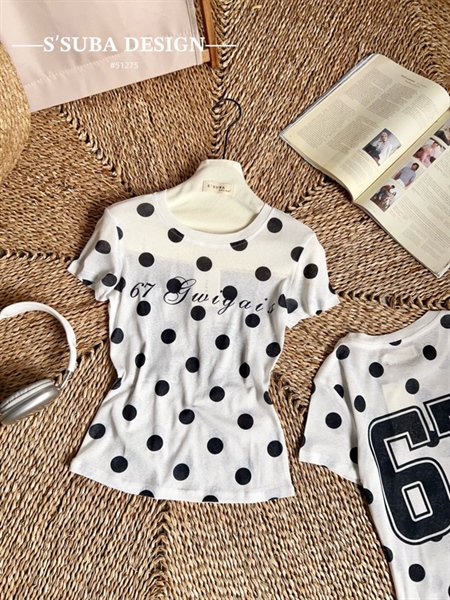 Áo chấm bi giấy 51275