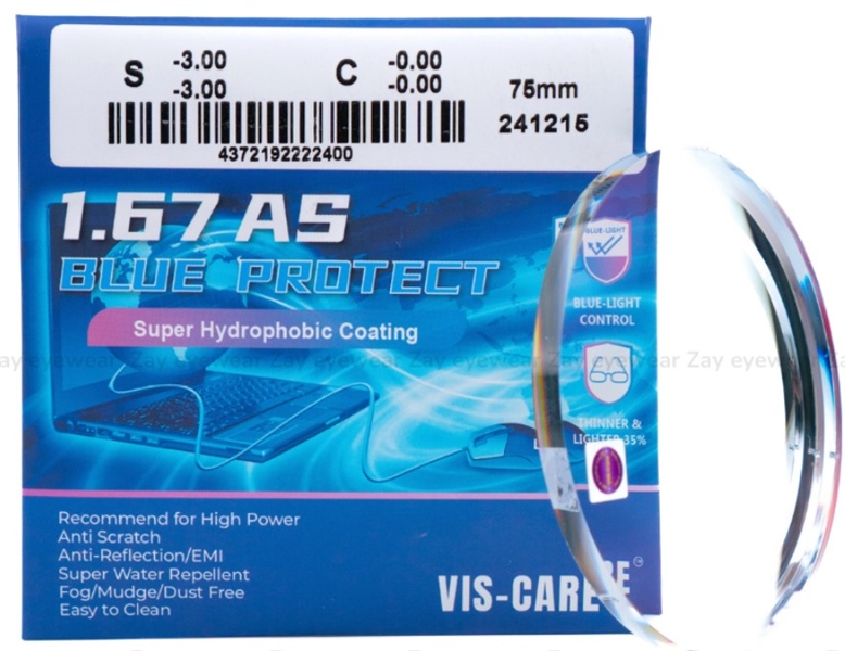 Viscare Singapore 1.67 Blue Protect SHMC