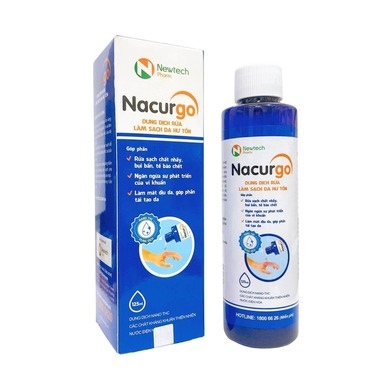 Dung dịch rửa vết thương Nacurgo Clean 125ML