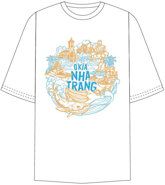 Áo thun Ơ kìa Nha Trang| OverSize Unisex Nam Nữ