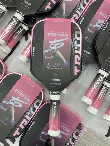 Giền Pickleball - Vợt Sypik Triton 5 Pro Ultimate 16mm - có chữ ký