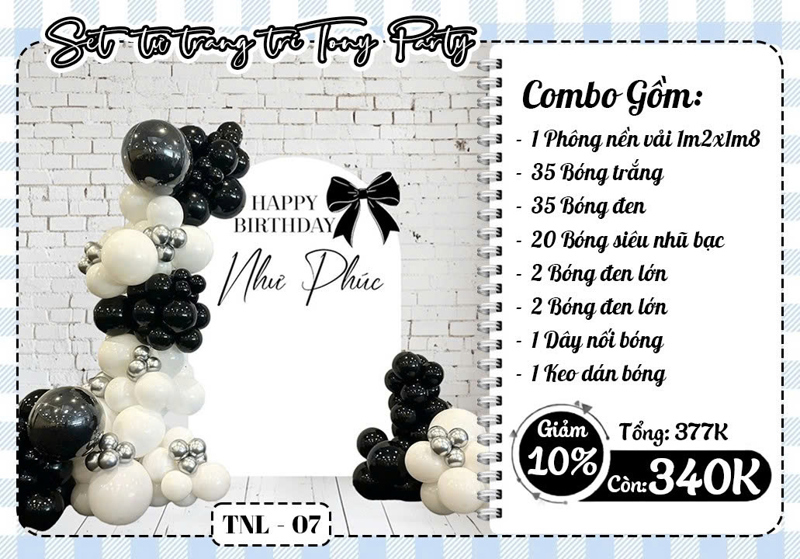 Set Trang Trí Sinh Nhật 07