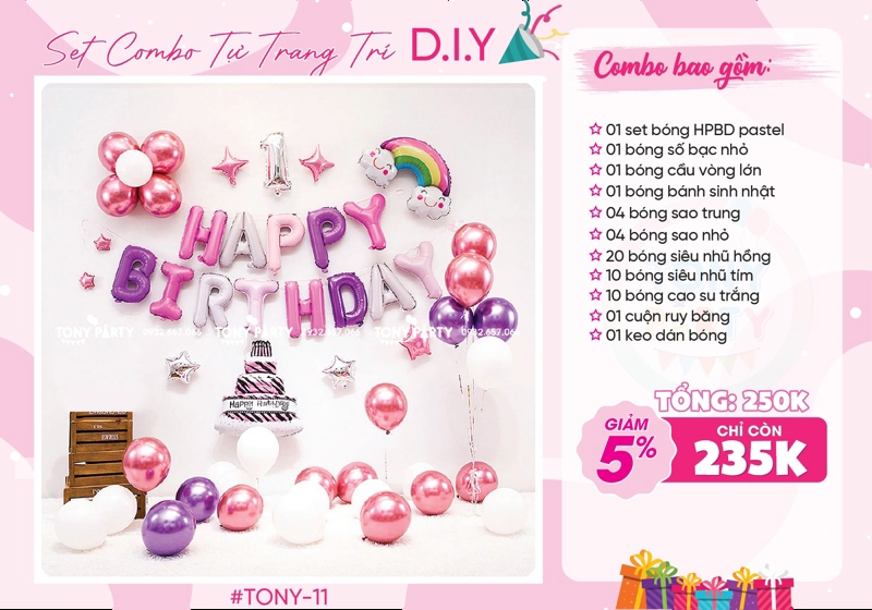 Set Trang Trí Mini 11