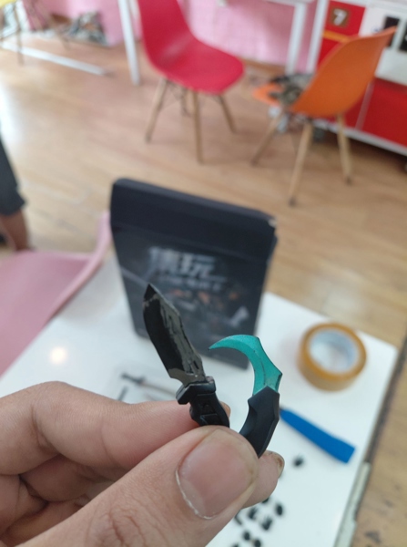 Mua bán (2ND-2 PHỤ KIỆN SƠN LẠI) SC-001 FLAMES TOYS SNAKE EYES FAKE