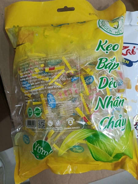 ANDY Kẹo dẻo bắp nhân chảy to 900g*10