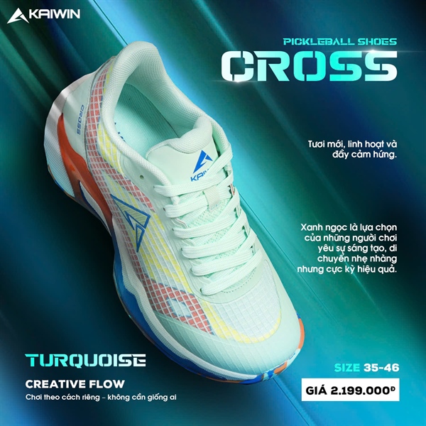 Giền Pickleball - Giày pickleball Kaiwin Cross