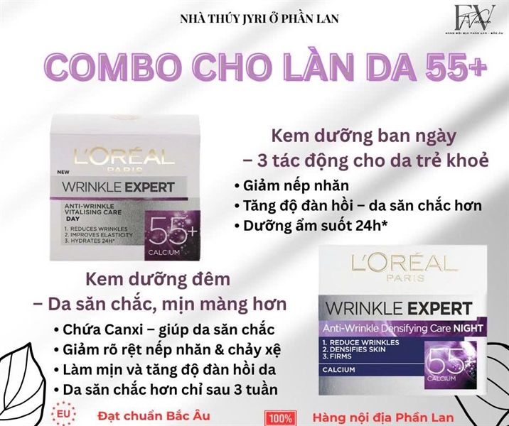 Kem dưỡng 55+ L’ORÉAL EXPWRT NGÀY