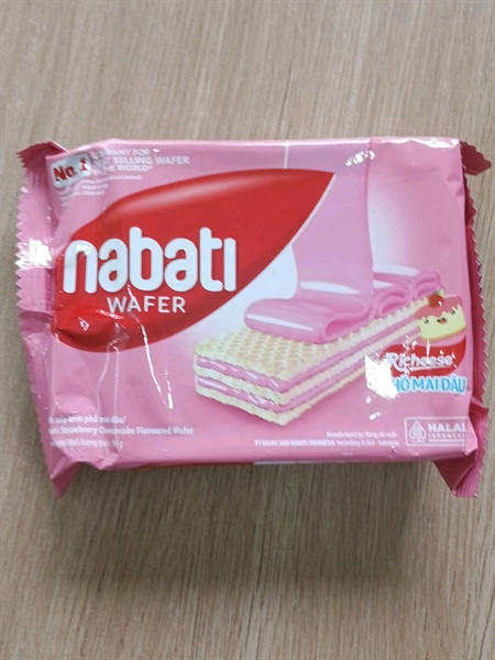 Bánh Nabati 50g Hương dâu * 60 gói