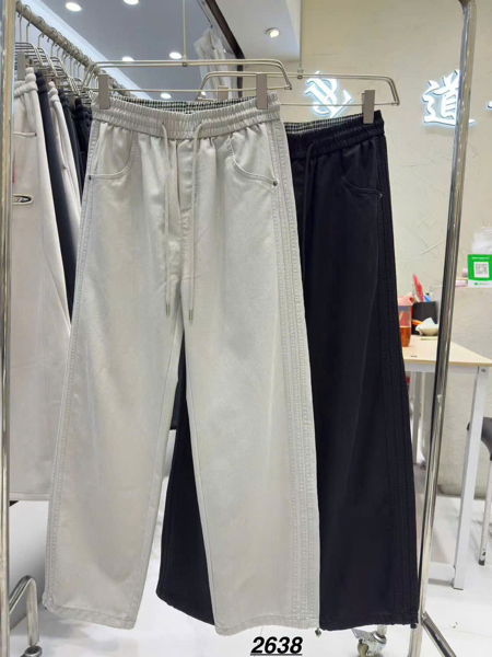 Quần ống thẳng lưng thun basic 2638