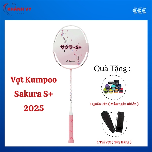 Vợt Cầu Lông Kumpoo Sakura S+ 2025