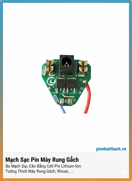 Mạch Sạc Pin Máy Rung Gạch 3S 12V - Mạch Bảo Vệ 3 Cell 18650 Cao Cấp