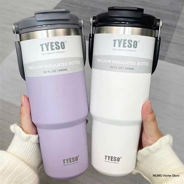 Ly giữ nhiệt TYESO có 4 dung tích 900ml ( chính hãng ) màu CAM