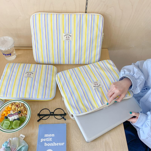 Túi Laptop Lisebuyi Sọc Vàng Dọc - 11 inch